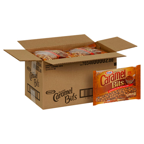 Kraft Premium Caramel Bits - 11 oz. bag, 12 per case