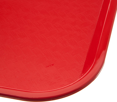 Sysco Brand TRAY CAFE PLASTIC RED 14X18