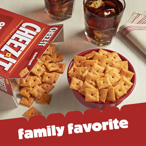 Sunshine Cheez It Grooves Original Crackers, 3.25 Ounce -- 12 per case.