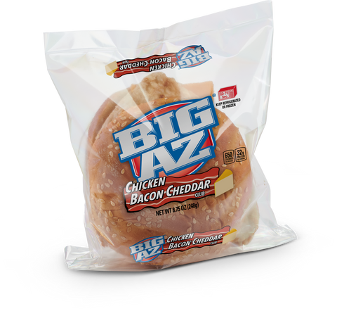 Big Az® SANDWICH CHICKEN BACON CHEDDAR CLUB IW 8.75 OZ 10000014880
