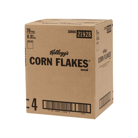 Kelloggs Corn Flakes Cereal, 0.81 Ounce -- 70 per case.