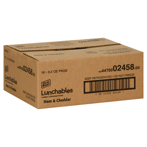 Lunchable Ham/cheddar Cracker