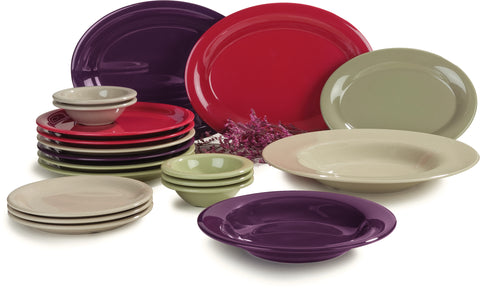 Carlisle BOWL PASTA CHEF SALAD DURUS® MELAMINE BONE 20 OZ