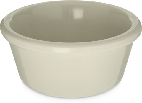 Carlisle RAMEKIN SMOOTH BOWL MELAMINE BONE 6 OZ