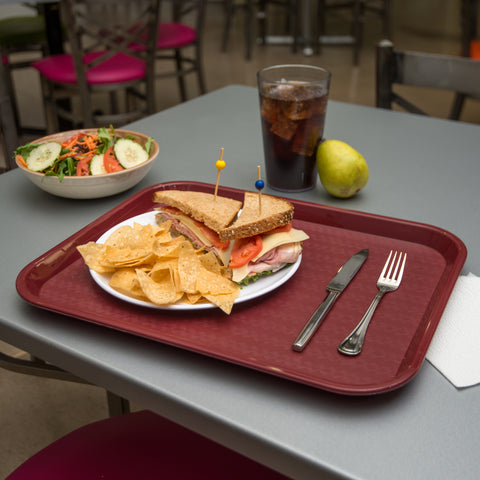 Carlisle TRAY SERVING CAFE® STANDARD BURGUNDY 14X18