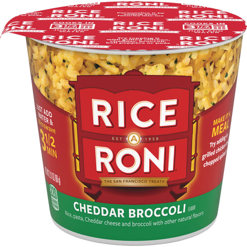 Rice-a-roni Cup Cheddar Broccoli