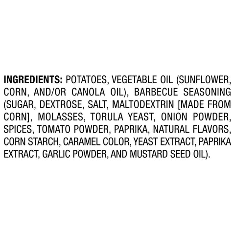 Lays BBQ Potato Chips Single Serve, 1 Ounce -- 104 per case.