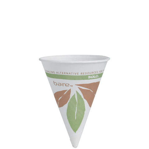 Solo® CUP PAPER CONE BARE 4 OZ