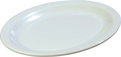 Carlisle PLATTER TRAY OVAL KINGLINE™ MELAMINE WHITE 12X9