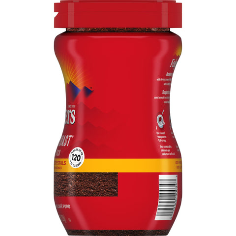 Folgers Classic Roast Caffeinated Instant Coffee Crystals, 8 Ounce -- 6 per case