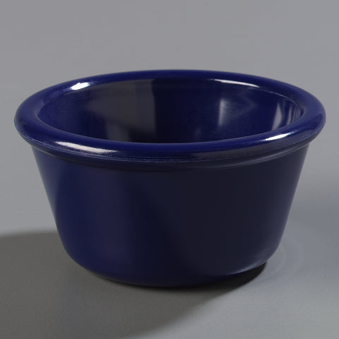 Carlisle RAMEKIN SMOOTH PLASTIC COBALT BLUE 4 OZ