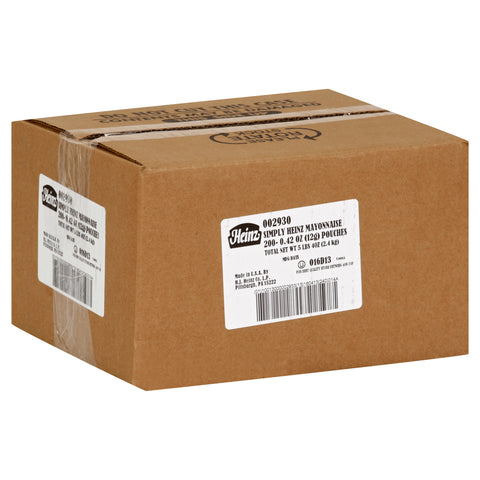 Simply Heinz Mayonnaise, 12 Gram -- 200 per case.