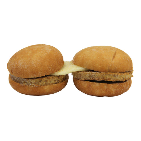 Advancepierre™ SANDWICH MINI TWIN VEGGIE BURGER W/ WHITE AMERICAN CHEESE 4.6 OZ 10000062998