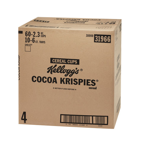 Kelloggs Cocoa Krispies Rice Cereals, 2.3 Ounce -- 60 per case.