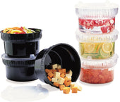 Carlisle CROCK GOURMET BLACK PC W/ CLEAR LID 1.9 QT 7.12
