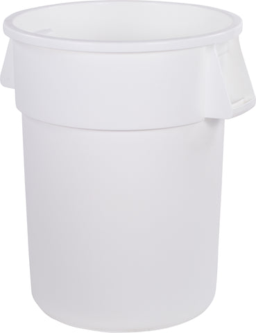 Bronco CONTAINER WASTE BRONCO™ ROUND TRASH CONTAINER WHITE 55 GAL
