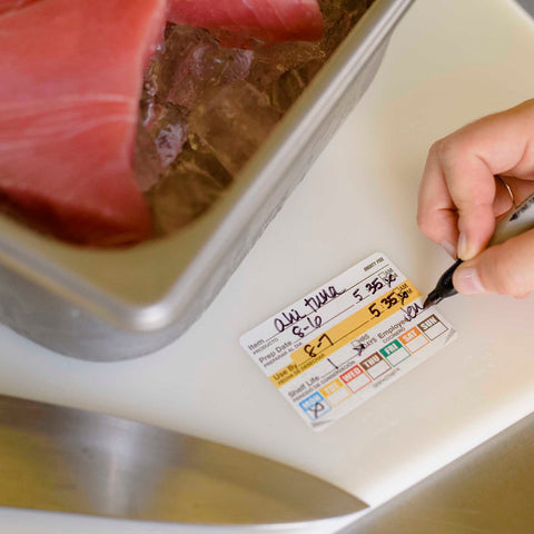 DateIt™ LABEL FOOD PEEL MONDAY-SUNDAY 2X3