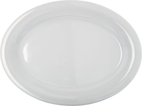 Carlisle PLATTER TRAY OVAL DURUS® MELAMINE WHITE 12X9