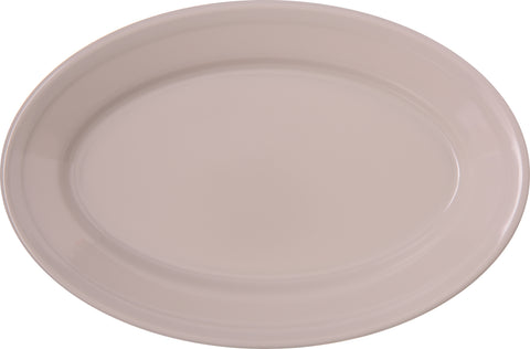 Carlisle PLATTER OVAL DALLAS WARE® BONE 9.25X6.25