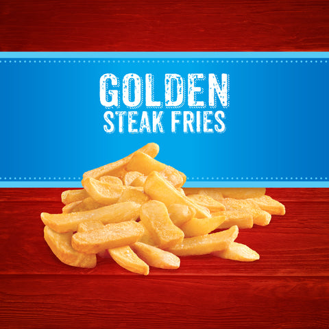 Potato Fries Steak Cut