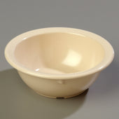 Carlisle BOWL NAPPIE RIMMED MELAMINE TAN 12.5 OZ