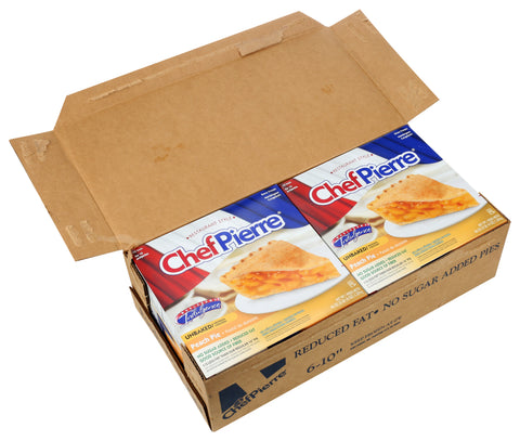 Pie Fruit 1/3 Reduced Fat & Nsa Peach 10