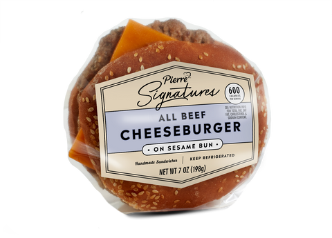 Burger Cheeseburger Signature Microwaveable Bun 7 Oz 12310