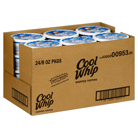Kraft Frozen Cool Whip Regular Topping, 8 Ounce -- 24 per case.