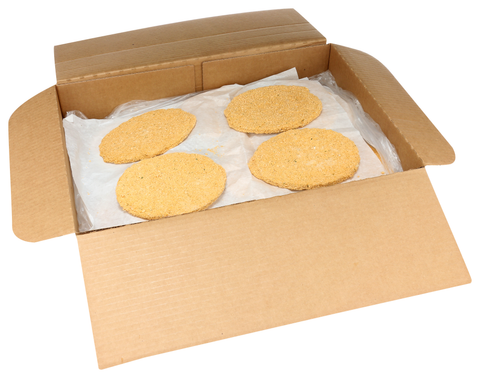 Veal Pattie Breaded Oven Ready Oval Shape 4 Oz 5340