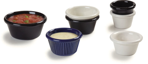 Carlisle RAMEKIN SMOOTH SAN BLACK 6 OZ