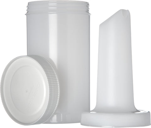 PourPlus™ BOTTLE PLASTIC POUR-PLUS COMPLETE WHITE 1 QT