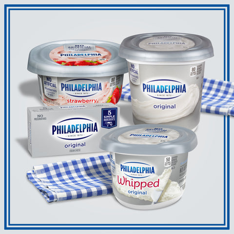 Kraft Philadelphia Whipped Plain Cream Cheese Spread, 8 Ounce -- 12 per case.