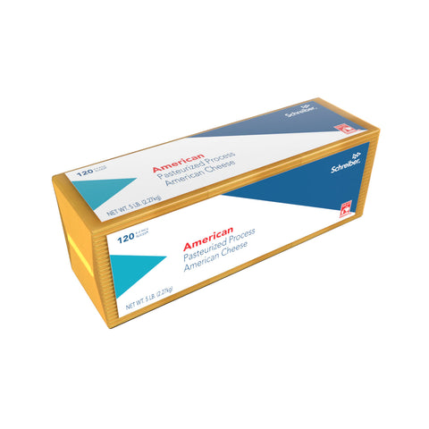Schreiber CHEESE AMERICAN SLICED 120 CT