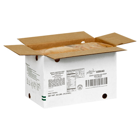 Chef Francisco White Bean Chicken Chili Soup, 8 Pound -- 4 per case