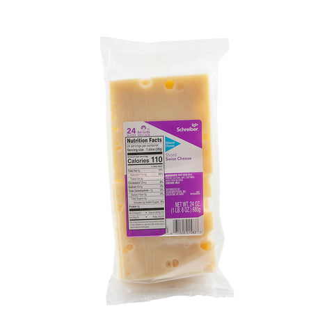 Schreiber CHEESE SWISS SLICED 1 OZ