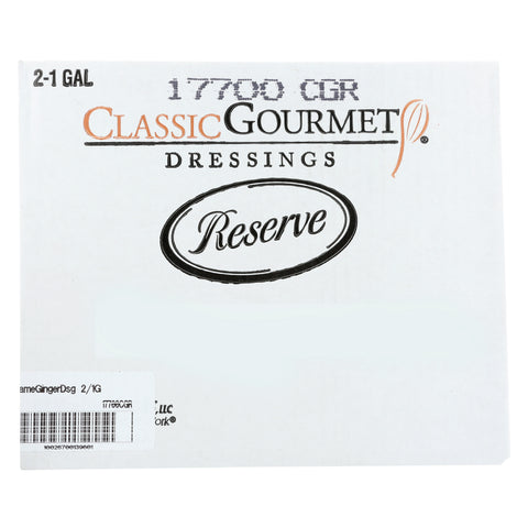 Ventura Foods Classic Gourmet Reserve Specialty Sesame Ginger Salad Dressing, 2 Gallon.
