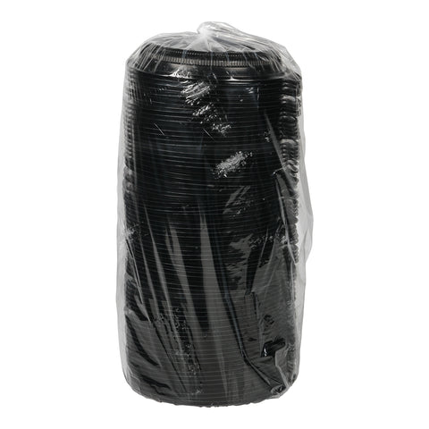 Bowl Round Black Pp 18 Oz 8.5
