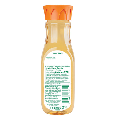 Tropicana Orchard Style Apple Juice, 12 Ounce -- 12 per case