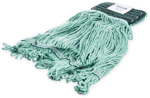 Flo-Pac® MOP HEAD MEDIUM LOOPED-END W/ GREEN BAND