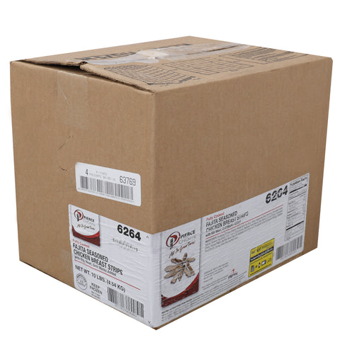 Pierce Chicken Sizzle Strips Fajita Seasoned Chicken Breast Strips, 5 Pound -- 2 per case