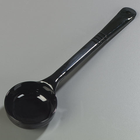 Carlisle SPOON MEASURE MISER® SOLID LONG HANDLE BLACK 4 OZ