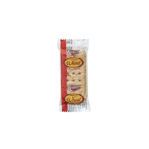 Keebler Wheat Crackers, 0.2 Ounce, 2 per pack -- 300 per case