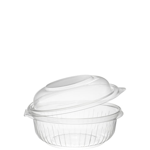 PresentaBowls® BOWL HINGED LID PLASTIC CLEAR 12 OZ