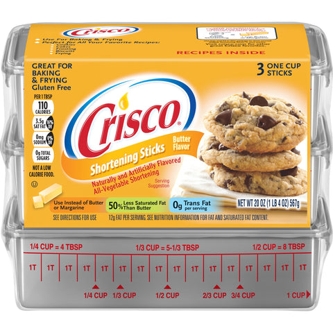 Crisco® OIL SHORTENING BUTTER STICK