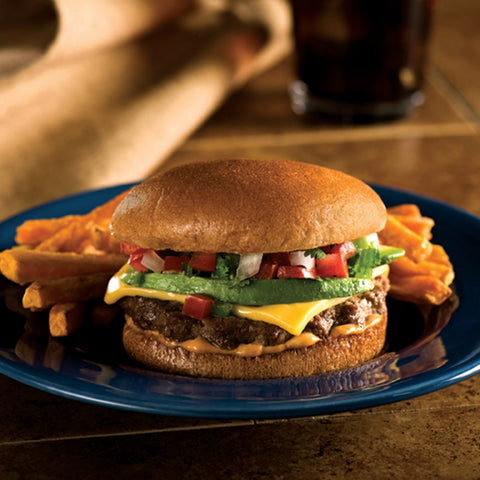 Advancepierre™ BEEF PATTIE FLAME GRILLED W/ APPLESAUCE FC CN 2.5 OZ 10000055425