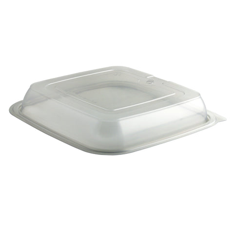 Anchor Packaging Culinary Squares Clear Anti Fog Vented Microwavable High Dome Lid Only -- 300 per case
