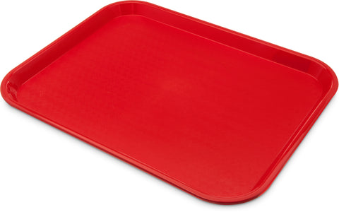 Carlisle TRAY SERVING CAFE® STANDARD RED 14X18