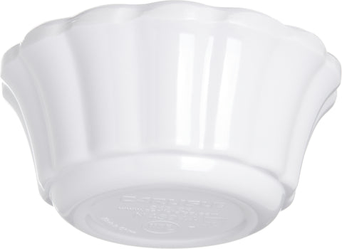 Carlisle RAMEKIN SCALLOPED MELAMINE WHITE 3 OZ