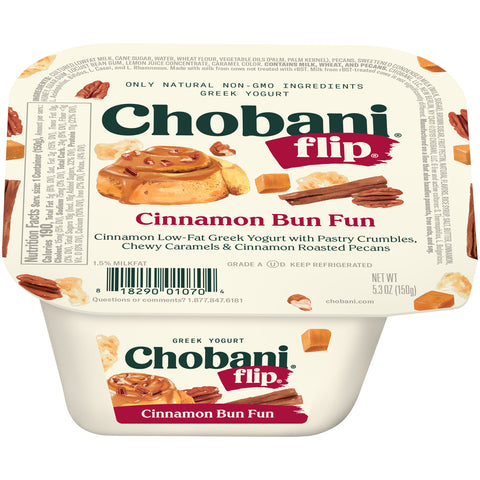 Chobani YOGURT CINNAMON BUN FLIP