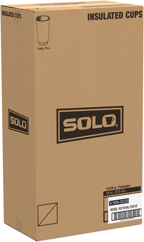 Solo Mistique® CUP FOAM TROPHY® PLUS™ DUAL TEMPERATURE INSULATED 16 OZ